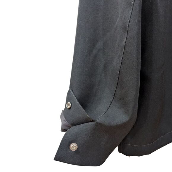 United Tokyo Japan Men's Sz 1 Dark Grey Contemporary Utility Jacket Waterproof - Picture 9 of 11